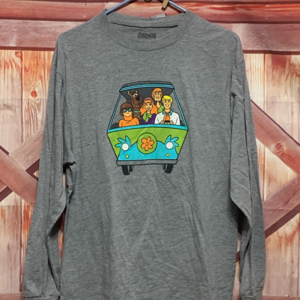 Scooby Doo in the crew, long sleeve graphic T-shirt, with flaws - Picture 1 of 5